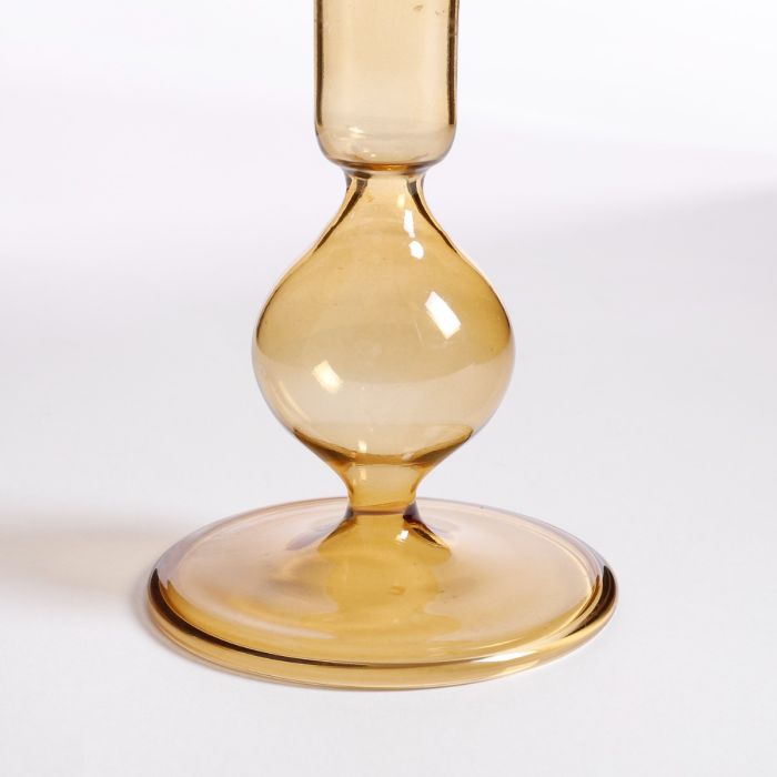 Trent glaslysestage gul