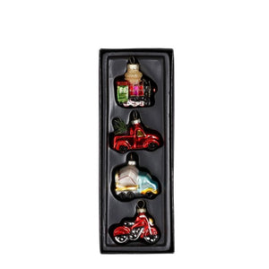 Julekugler Mini-figurer Transport 4-pak