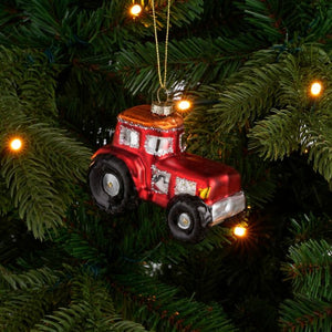 Julekugle Traktor