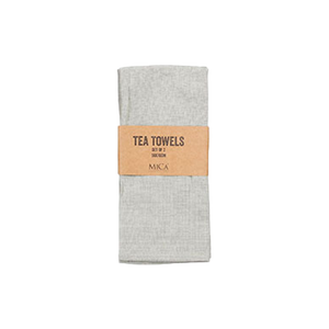 Lysegrønne viskestykker med brun label