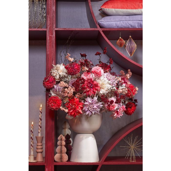 Håndlavet Diamant lilla 15 cm høj