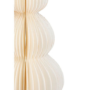 Håndlavet Juletræ creme 29 cm højt