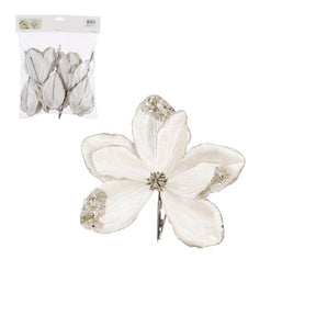 Magnolia med klips champage dia 23 cm 5-pak