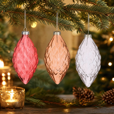 Julkulor Grankottar i klart glas
