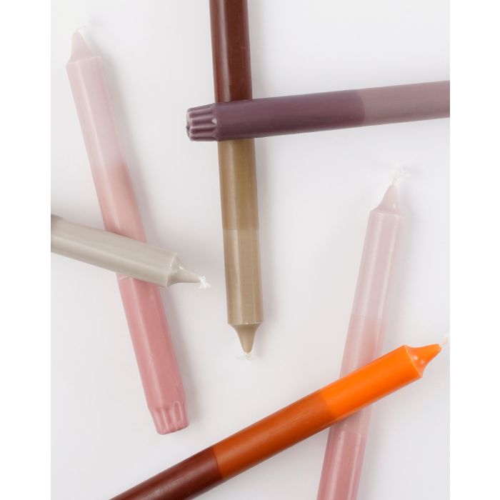 Trefarvede lys 2-pak orange