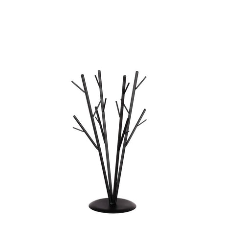 Dekorationstræ på fod sort 50 cm højt