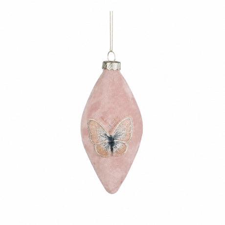 Julkula Rosa med fjäril