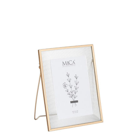 Stielo bordramme guldfarvet 20 cm høj