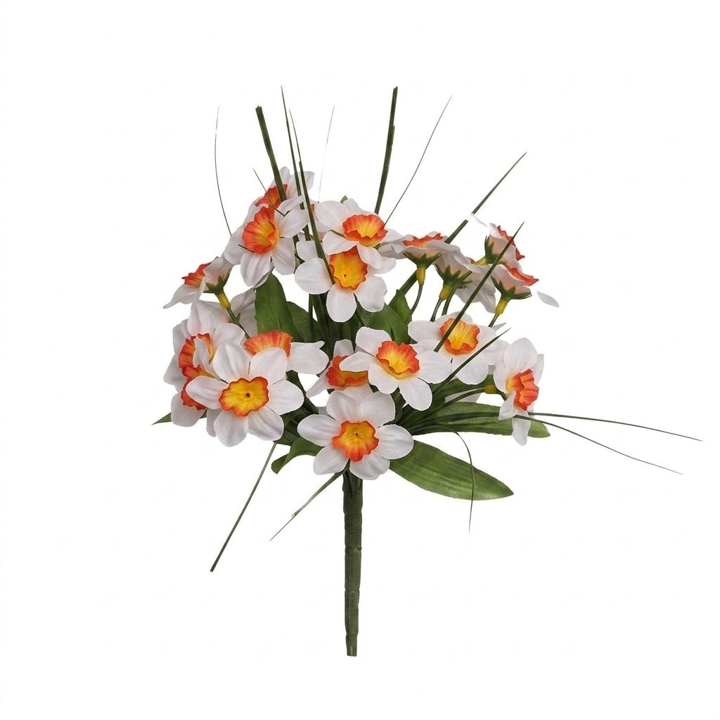 Bukett med påskliljor 21 cm hög