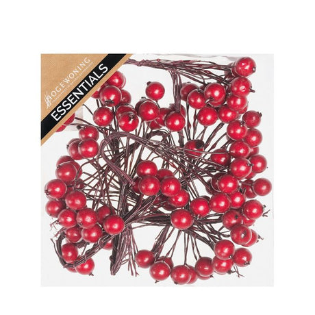 Små bær på wire røde