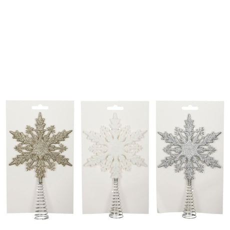 Topstjerne Snefnug 14 cm i dia