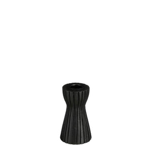 Indiana sort lysestage 10 cm høj
