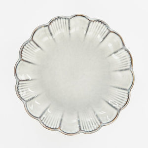 Corfu skål 19 cm i grå set oppefra