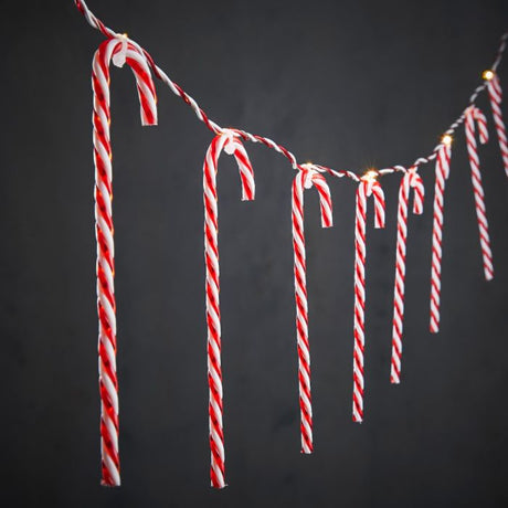Lyskæde med sukkerstokke