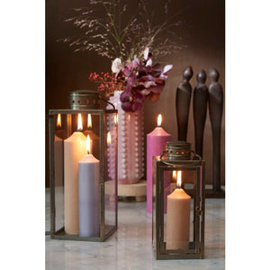 Bloklys 20 cm højt lilla