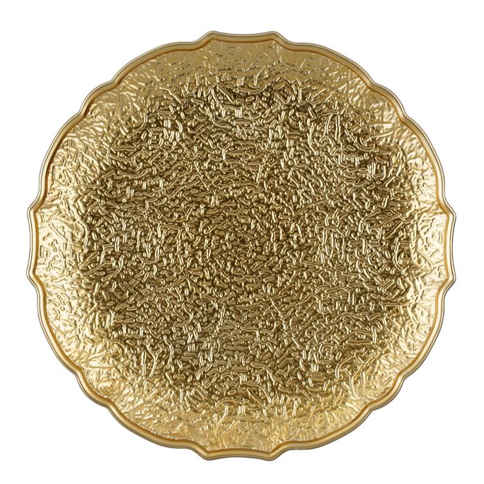 Mila dekorationsfad guldfarvet