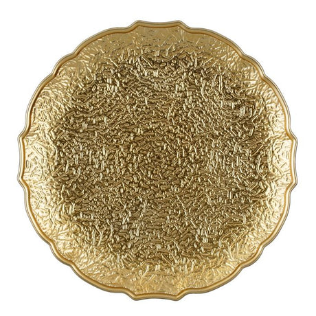 Mila dekorationsfad guldfarvet