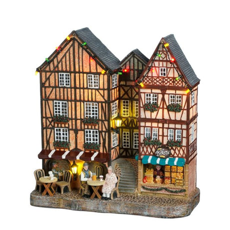 Luville Facader med bager og café