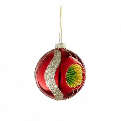 Julkula Reflekterande röd eller mint 8 cm i dia