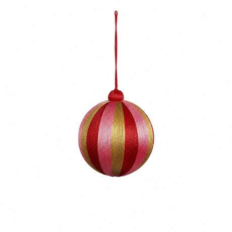 Julgranskulor med ränder 10 cm i dia