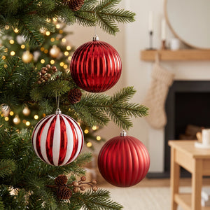 Stor julgranskula med spår 20 cm i diameter