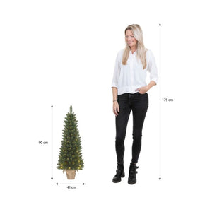 Gerlos juletræ med lys 90 cm højt