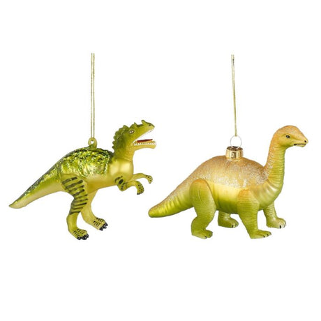 Julekugle Dinosaur grøn
