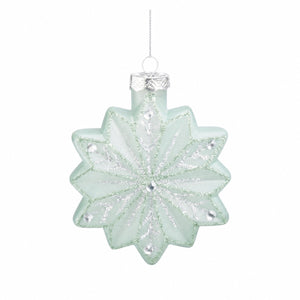Julgranskula Snöflinga Pastell