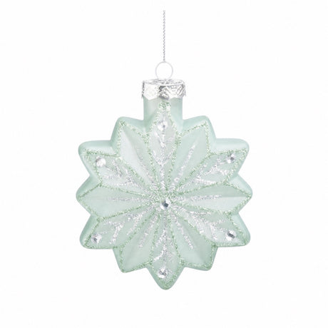 Julgranskula Snöflinga Pastell
