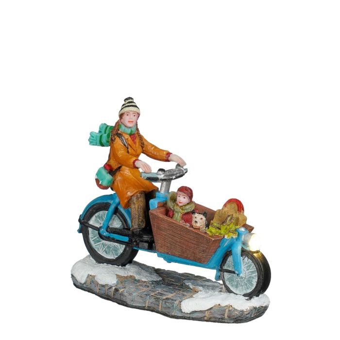 Luville Mor på ladcykel