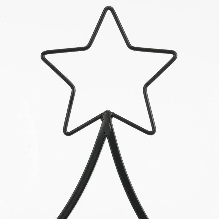 Juletræ i sort metal 105 cm højt