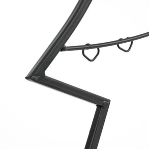 Juletræ i sort metal 105 cm højt