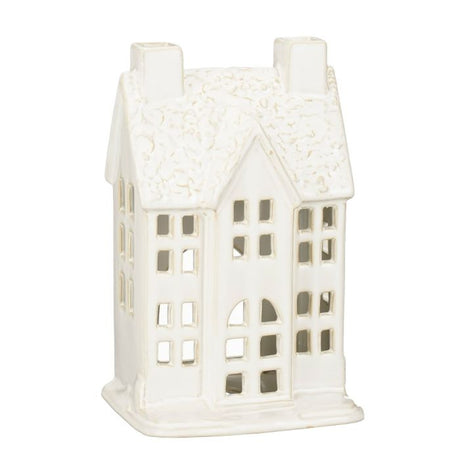 Lyshus med to skorstene off white