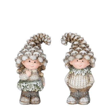 Vinterbørn med koglehuer