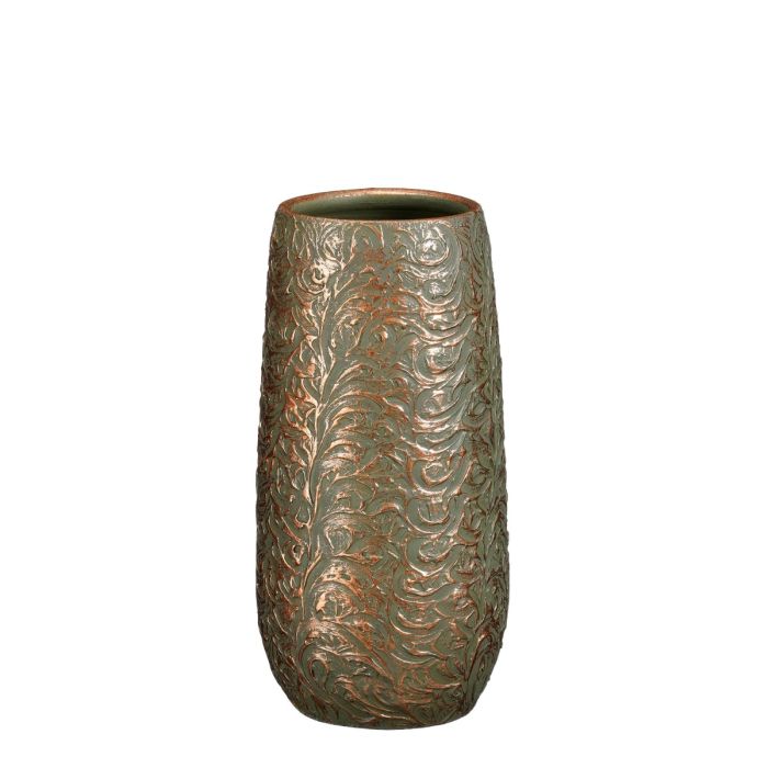 Arthur vase grøn 35 cm høj