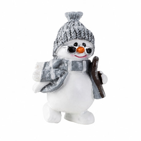 Snögubbe med solglasögon