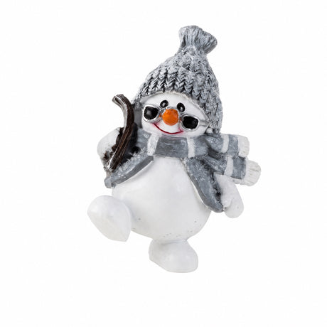 Snögubbe med solglasögon