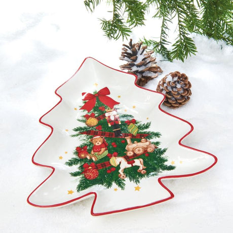 Julestel Fad med juletræ