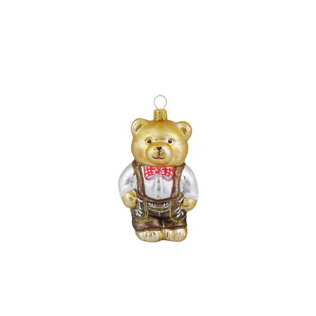 Julekugle Oktoberfestbjørn