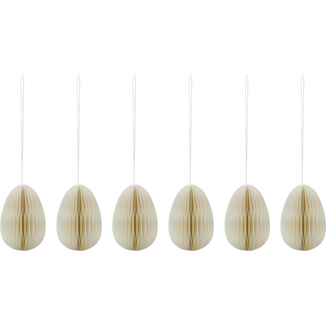 Påskeæg i honeycomb i off-white fra House Doctor