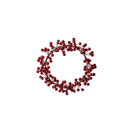 Bærkrans 10 cm i dia rød