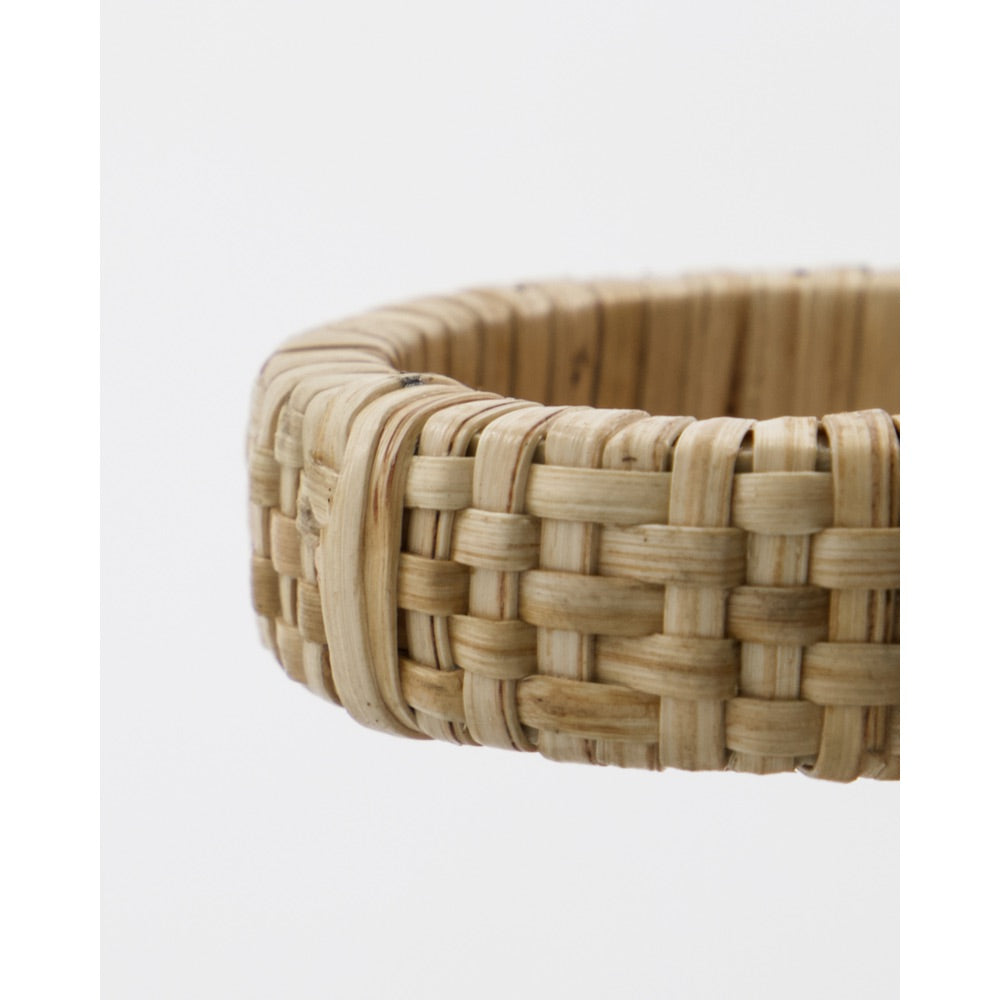 Udsnit af naturfarvet servietring fra House Doctor