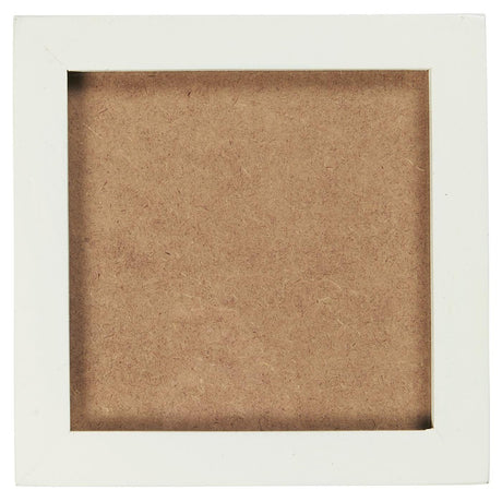 Fotoramme i hvidt træ fra Ib Laursens UNIKA serie i 14x14 cm
