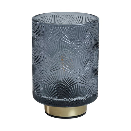 Speedtsberg Lampe med LED blå med mønster