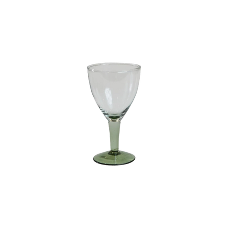 Speedtsberg vinglas på grøn fod