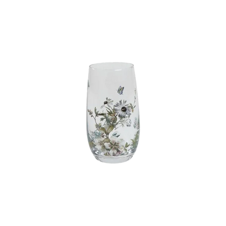Speedtsberg højt drikkeglas med blomster