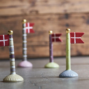 Spidsflag 14 cm højt 