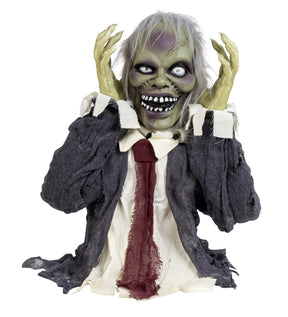 Zombiemonster med animering för Halloweendekoration