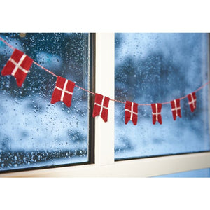 Flagranke med 8 små splitfag 190 cm lang