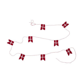 Flagranke med 8 små splitfag 190 cm lang